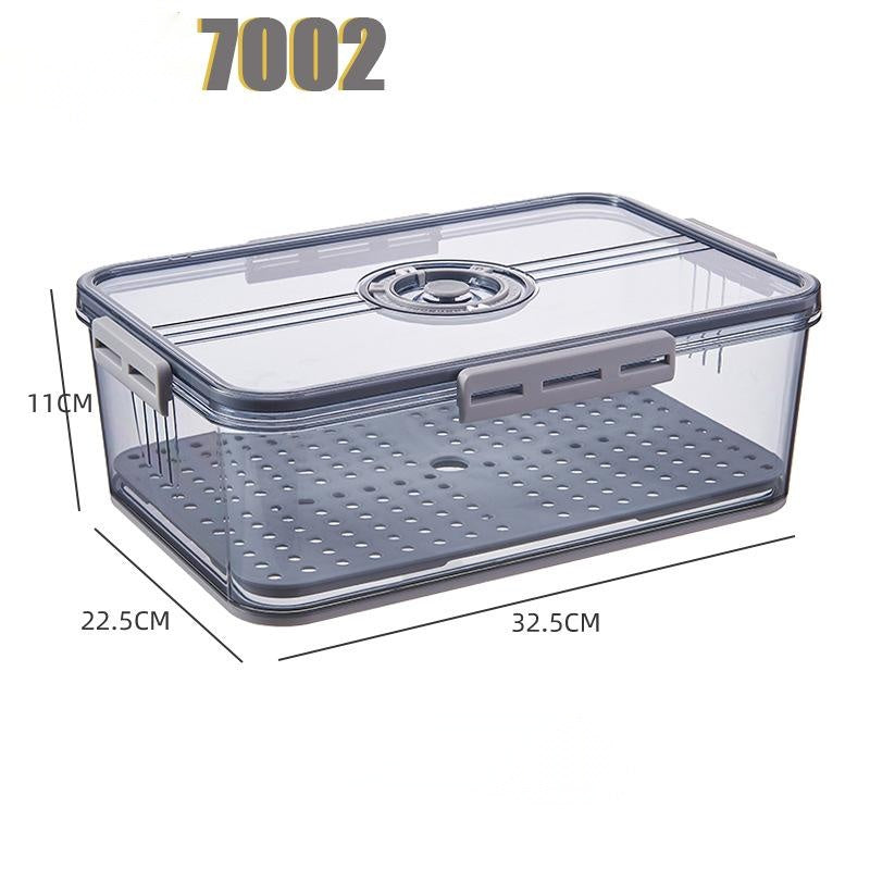 Refrigerator Storage Box Transparent Food Grade PET Plastic Storage Box