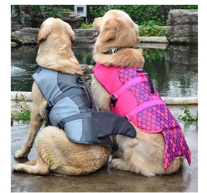 Dog swimwear pet rescue kits transform pet life jackets