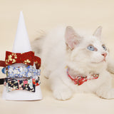 Three-dimensional bow pet cat accessories