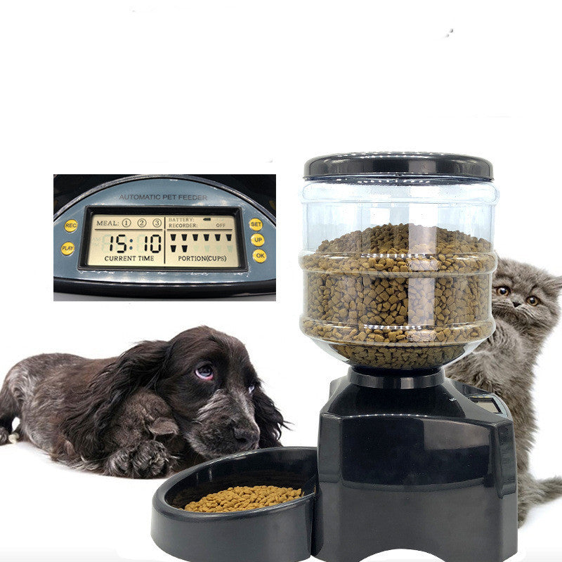 Three-meal Timed Quantitative Pet Automatic Feeding Machine