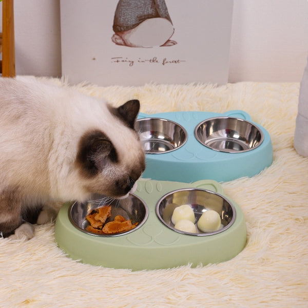 Cat Bowl Drinking Water Feeding Pet Rice Basin